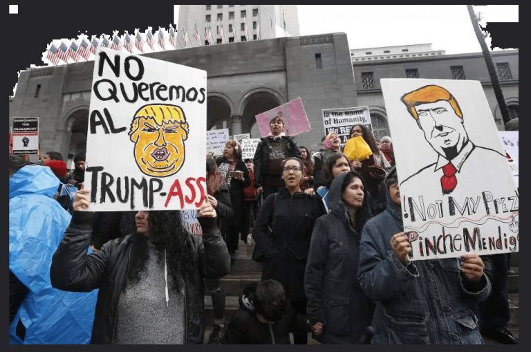 Siguen las protestas en Los Ángeles contra Donald Trump