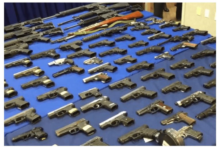 Decomisan el mayor arsenal de armas en la historia de Brooklyn