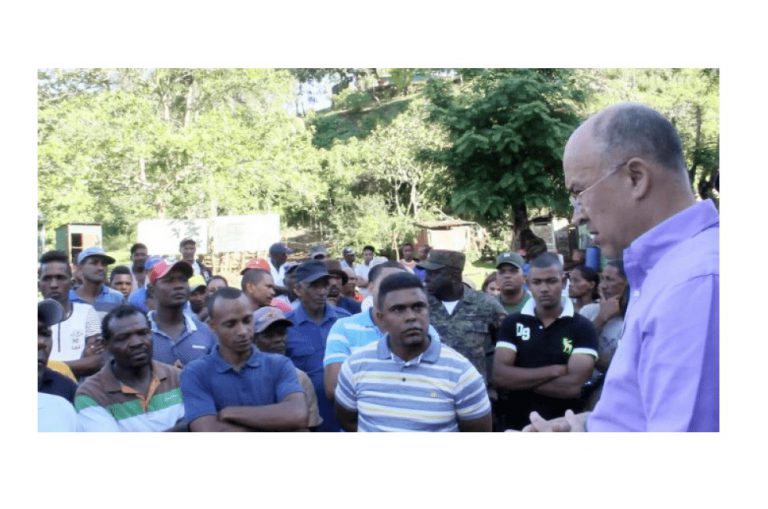 Domingo Brito visita Los Haiteses dice rescataran toda el área intervenida