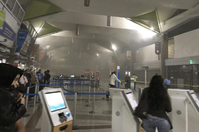 Reprograman vuelos suspendidos por fuego ocurrido en el Aeropuerto Las Américas