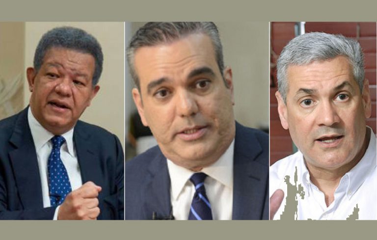 Encuesta da a Abinader ganador en primera vuelta con 55%; Gonzalo 26% y      Leonel 14%