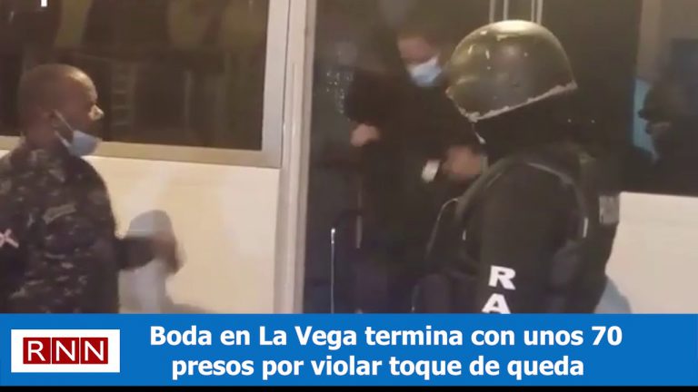 Boda de hija de Mayeya en La Vega termina con unos 70 detenidos por desobedecer reglas anti-convid-19