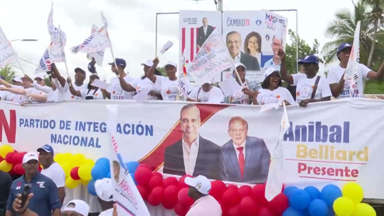 San Pedro de Macorís se moviliza en apoyo reelección de Luis Abinader