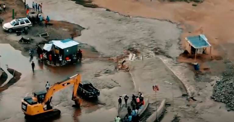 «Río Masacre desborda canal en Juana Méndez, Haití: Impacto en la frontera y advertencias del Gobierno dominicano»