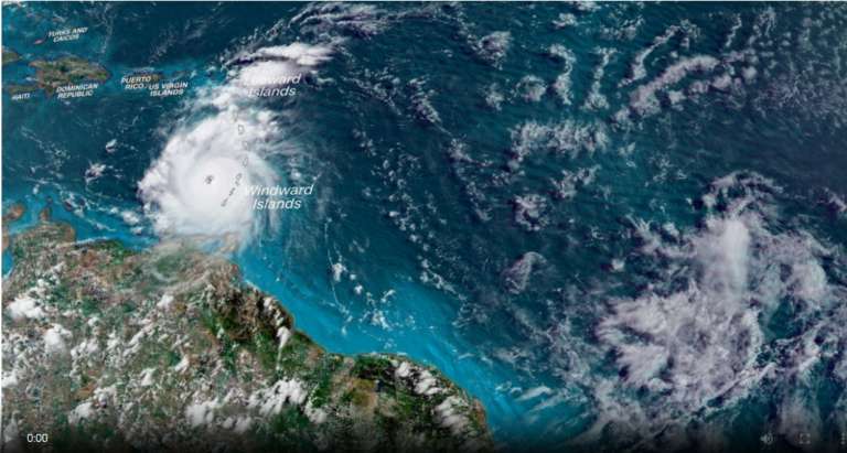 «El huracán Beryl amenaza a República Dominicana con fuertes lluvias y olas peligrosas para «