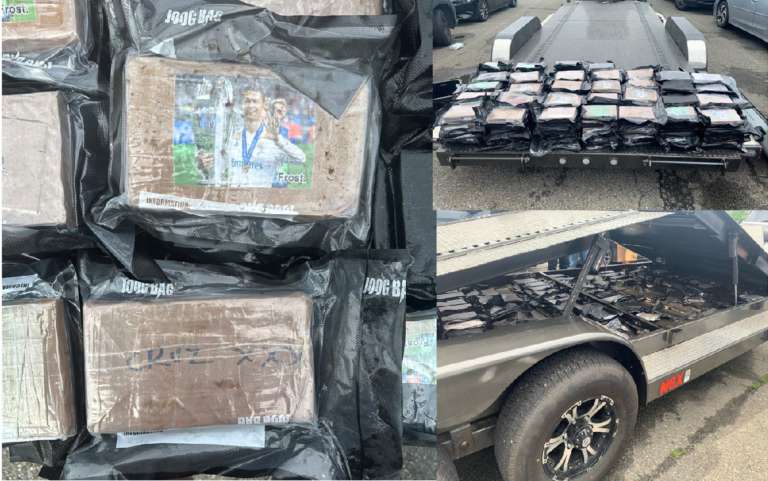 Atrapan dominicano y cómplices con cocaína valorada en US4.5 millones de dólares en un camión tractor, en el Bronx, NY