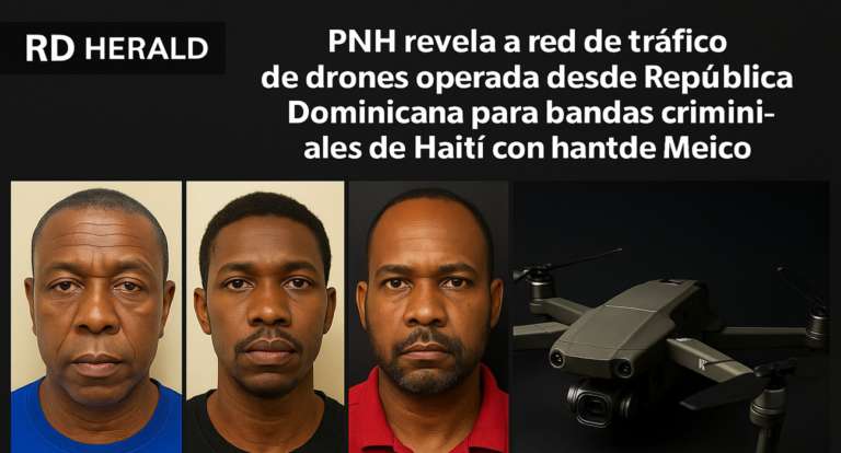 PNH revela red de tráfico de drones operada desde República Dominicana para bandas criminales de Haití
