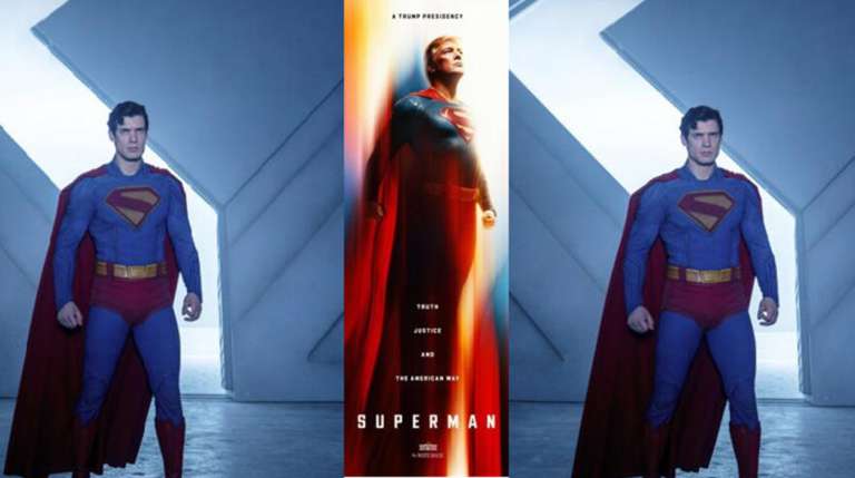 Polémica en redes por imagen de “Superman Trump” compartida desde cuenta oficial de la Casa Blanca