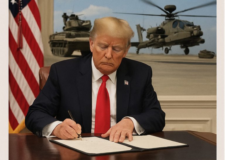 Trump firma orden para autorizar uso de fuerza militar contra cárteles de la droga en América Latina