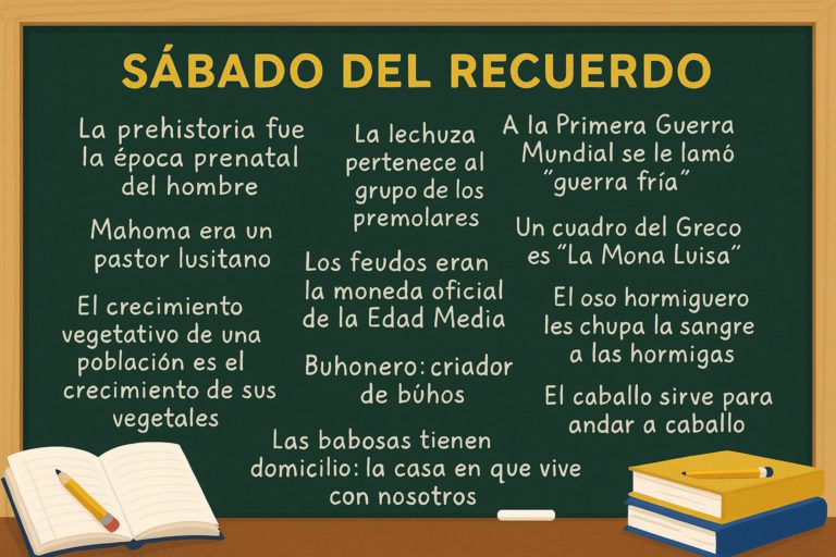 Las ocurrencias estudiantiles que nos sacan sonrisas