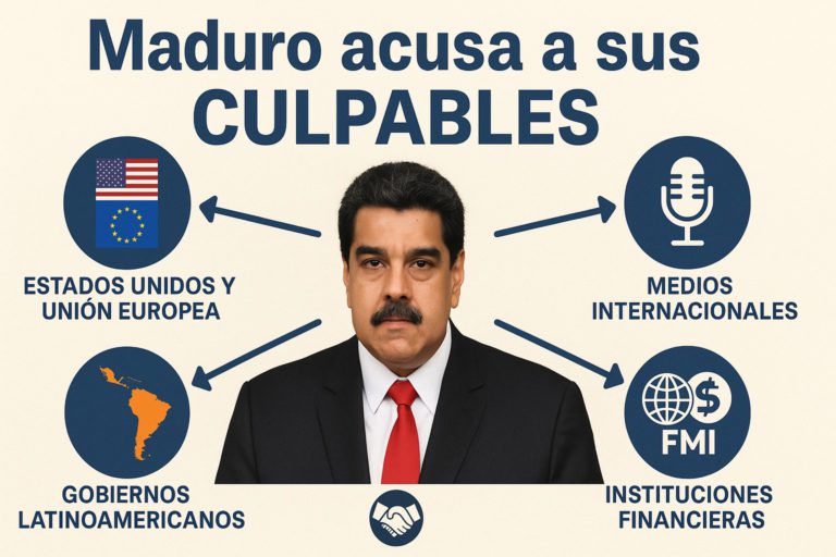 Maduro y los «culpables» de su desgracia… según él