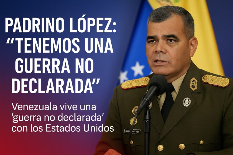 Padrino López afirma que Venezuela vive una “guerra no declarada” con EE.UU.