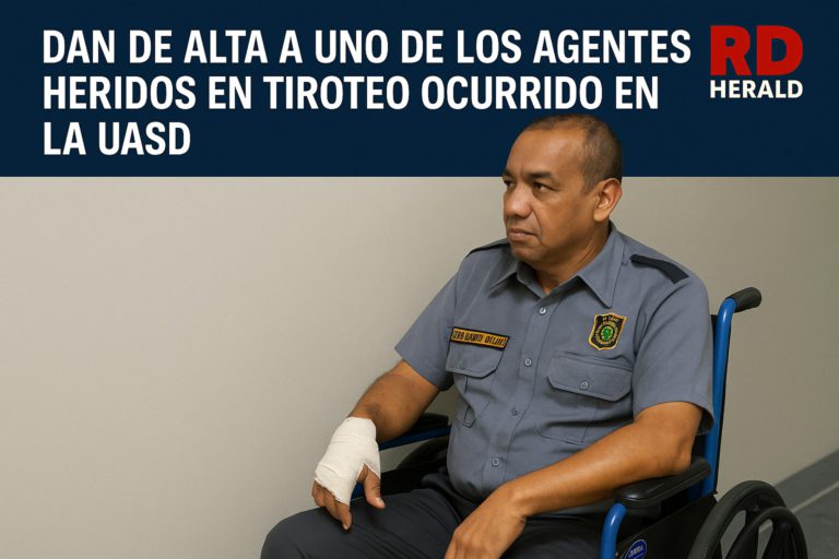 Dan de alta a uno de los agentes heridos en tiroteo ocurrido en la UASD