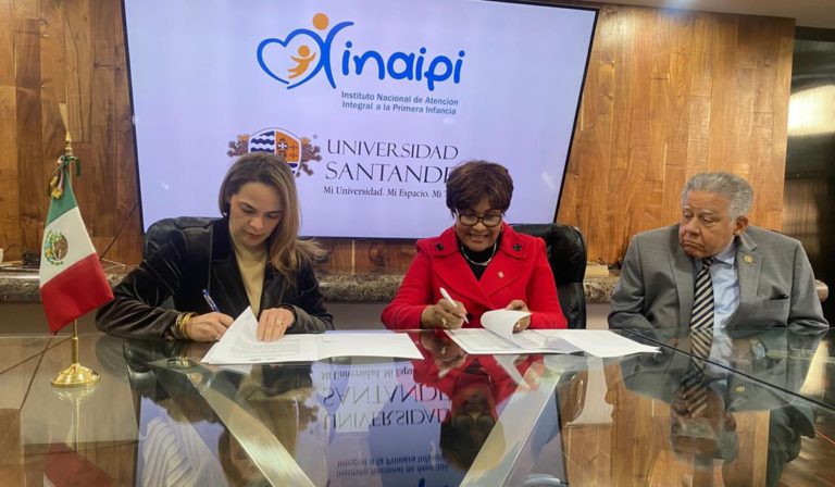 INAIPI firma acuerdo con la Universidad Santander para fortalecer competencias de su personal
