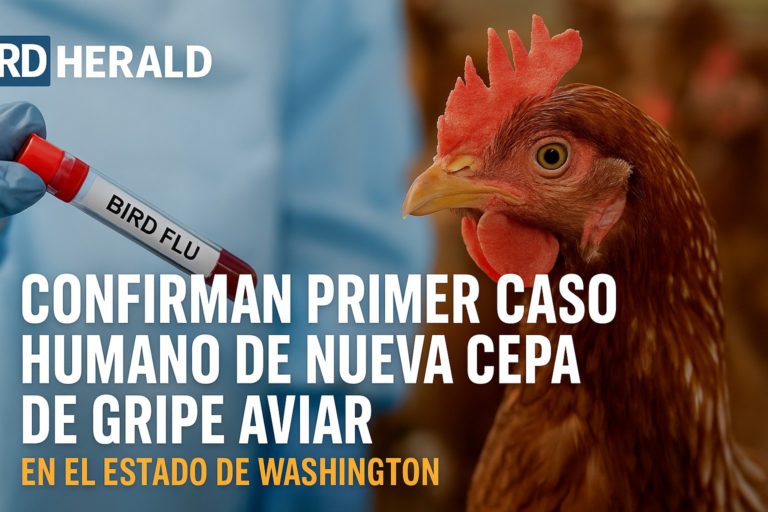 Confirman primer caso humano de nueva cepa de gripe aviar en el estado de Washington