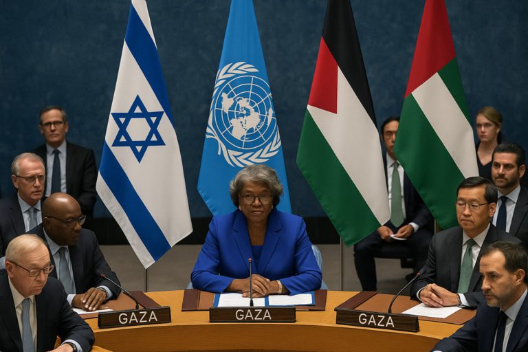 Estados Unidos propone ante la ONU una fuerza internacional para administrar Gaza tras el conflicto