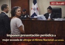 Imponen presentación periódica a mujer acusada de ultrajar el Himno Nacional con versión lésbica