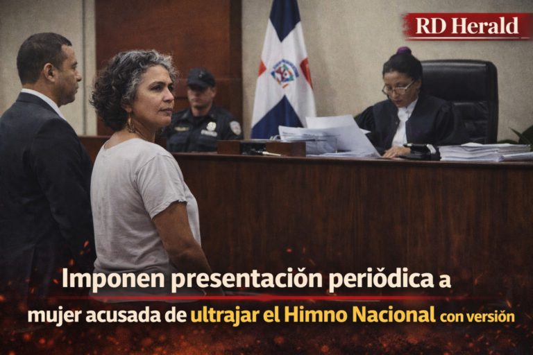 Imponen presentación periódica a mujer acusada de ultrajar el Himno Nacional con versión lésbica
