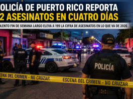 Policía de Puerto Rico reporta 12 asesinatos en cuatro días durante violento fin de semana largo