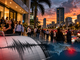 REPÚBLICA DOMINICANA VUELVE A TEMBLAR: FUERTE SISMO DE MAGNITUD 5.2 SACUDE EL ESTE Y SE SIENTE EN SANTO DOMINGO