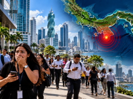 POTENTE TERREMOTO DE MAGNITUD 7.6 SACUDE PANAMÁ Y ACTIVA ALERTAS DE TSUNAMI EN EL PACÍFICO