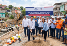 GOBIERNO INICIA SANEAMIENTO DE CAÑADA BORONOTA CON INVERSIÓN SUPERIOR A RD$228 MILLONES
